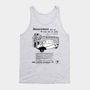 MESSERSCHMITT BUBBLE CAR - advert Tank Top